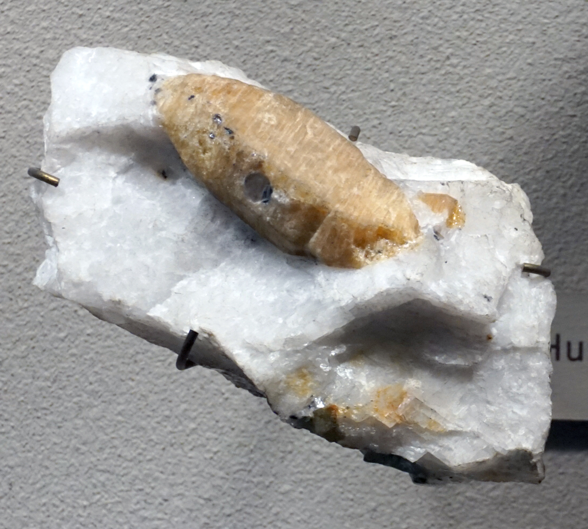 Large Humite Crystal in Matrix from Franklin, Sussex Co., New Jersey