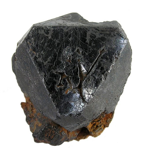 Pseudo-Octahedral Ilmenite Crystal from Froland, Aust-Agder, Norway