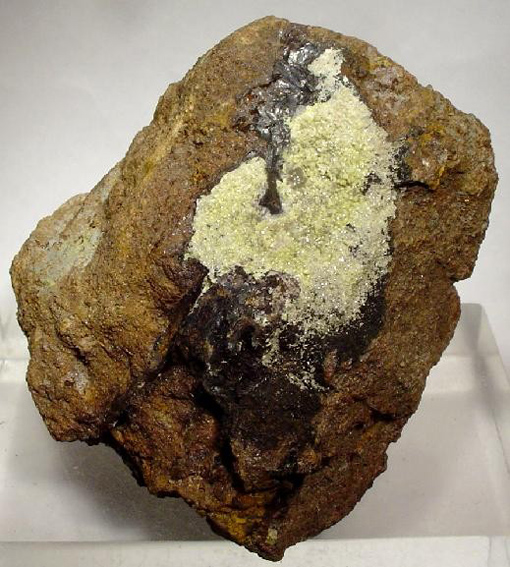 Yellow Iodargyrite Microrystals from Broken Hill, Yancowinna Co., New South Wales, Australia