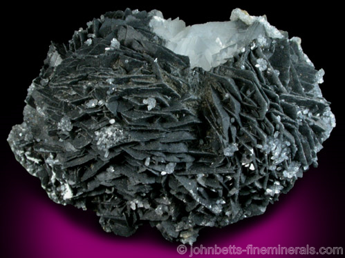 Jamesonite Inclusions in Calcite from Herja Mine (Kisbanya), Baia Mare, Maramures, Romania