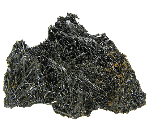 Sparkling Gray Jamesonite Needles from San Jose Mine, Oruro City, Cercado Province, Oruro Department, Bolivia