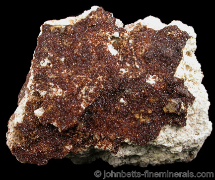 Jarosite Microcrystals on Matrix from Arizona Apex Mine, Dripping Springs Mountains, Gila County, Arizona