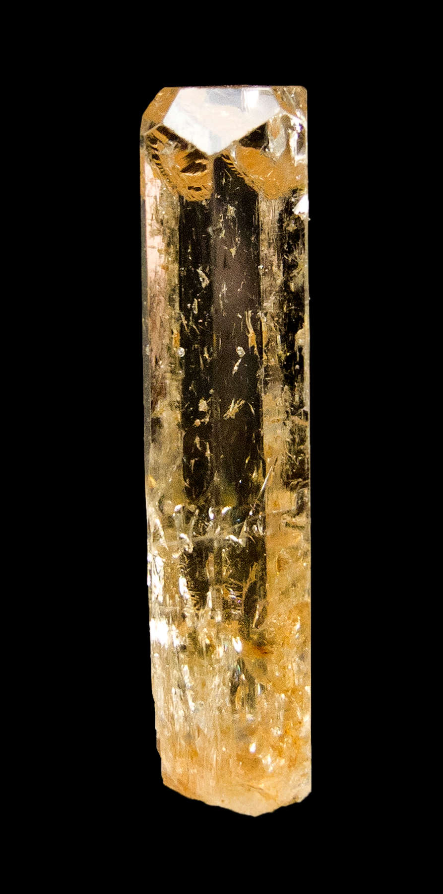 Golden Jeremejevite Crystal from Mogok, Burma