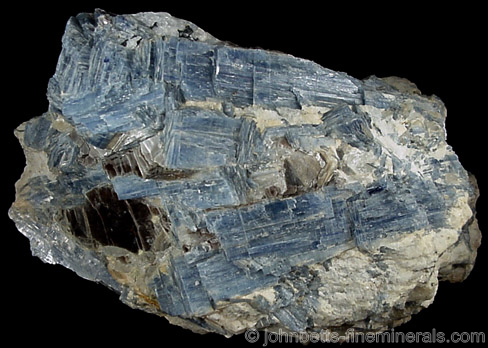 Kyanite Crystal Group in Albite from Celo, Yancey County, North Carolina