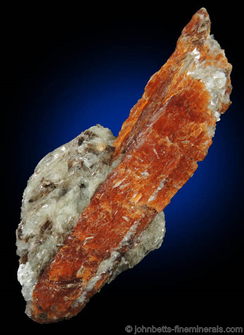 Rare Orange Kyanite from Sangulungulu Hill, Loliondo, Ngoronogro District, Arusha, Tanzania