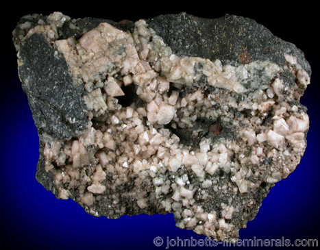 Beige Lawsonite Lining Cavity from Petaluma, Sonoma County, California
