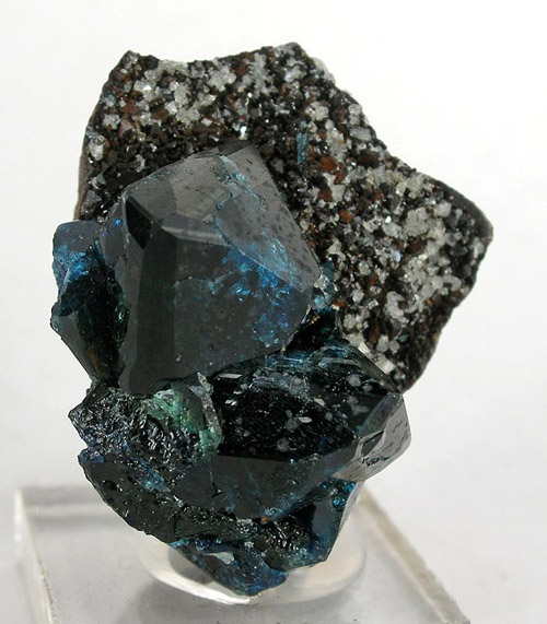 Deep Indigo Blue Lazurite Crystal from Near Rapid Creek, Yukon, Canada