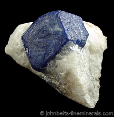 Single Large Lazurite Crystal from Sar-e-Sang, Kokscha Valley, Badakshan, Afghanistan