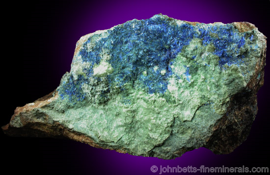Linarite and Caledonite from Darwin District, Inyo County, California