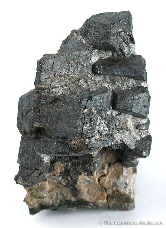Stacked Lithiophilite Crystals from Emmons Quarry, Greenwood, Oxford County, Maine