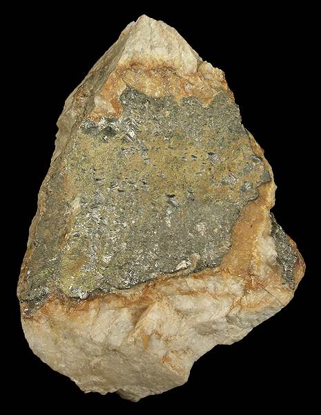 Loellingite Thick Crust from Franklin, Sussex Co., New Jersey