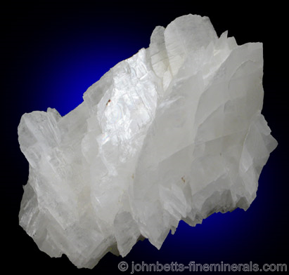 White Magnesite Crystals from Mount Brussilof Mine, British Columbia, Canada