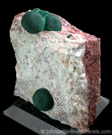 Malachite Blobs from Morenci Mine, Northwest Extension, Greenlee County, Arizona