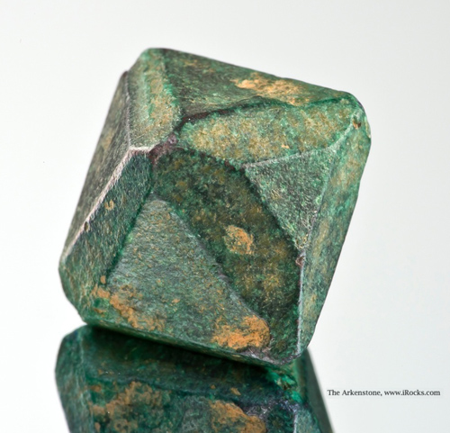 Malachite Ps. After Cuprite from Chessy-les-Mines, Rhone, Rhone-Alpes, France