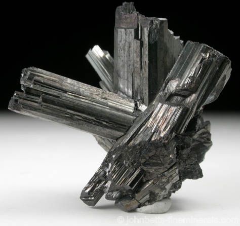 Manganite Crystal Cluster from Ilfeld, Harz Mountains, Thuringia, Germany