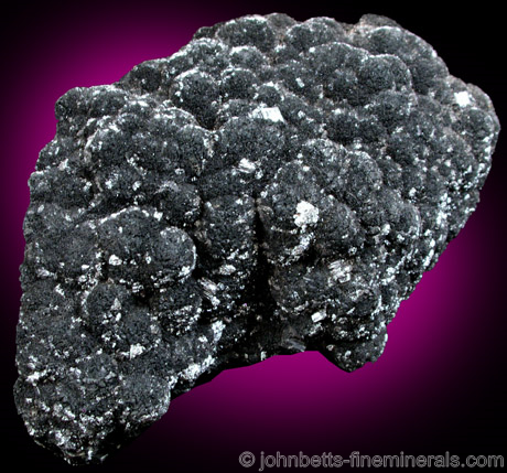 Velvety Globular Manganite Aggregate from N'Chwaning Mine, Kalahari Manganese Field, Northern Cape Province, South Africa