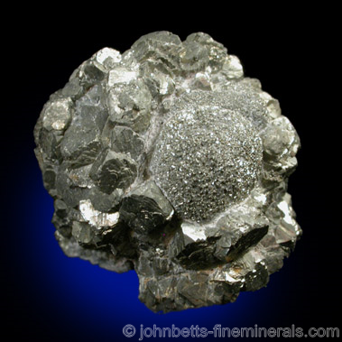 Marcasite Ball in Crystals from Rome Street clay pits, Sayreville, Middlesex County, New Jersey