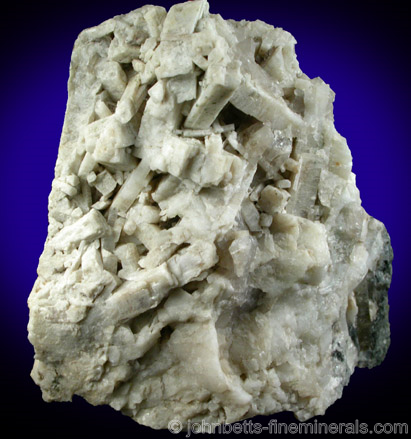 White Meionite Crystal Cluster from Goodall Farm Quarry, Sanford, York County, Maine