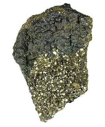 Metastibnite with Pyrite from San José Mine, Oruro City, Cercado Province, Oruro Department, Bolivia