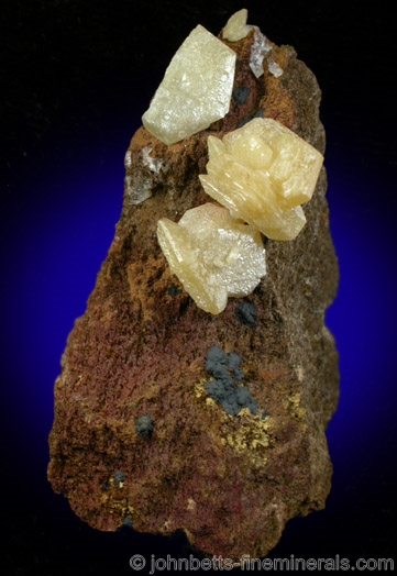 Mimetite with Coronadite from Mount Bonnie Mine, Northern Territory, Australia.