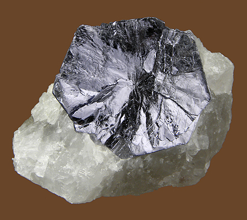 Bright Molybdenite Crystal from Moly Hill mine, La Motte, Abitibi RCM, Abitibi-Témiscamingue, Québec, Canada