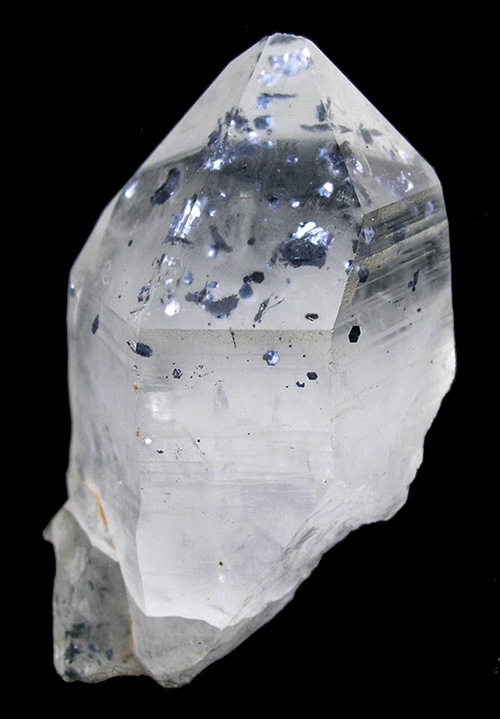 Molybdenite Inclusions in Quartz from Confianza Mine, Tilama, Chile