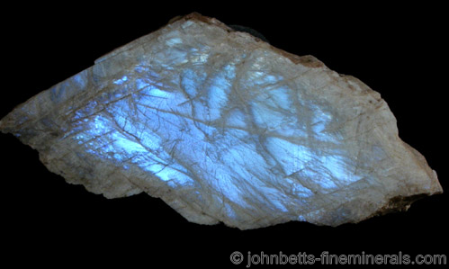 Oligoclase var. Moonstone from Mineral Hill, Media, Delaware County, Pennsylvania