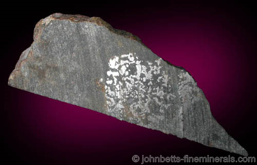 Polished Native Iron from Khungtukun Massif, Khatanga, Taimyr Peninsula, Russia