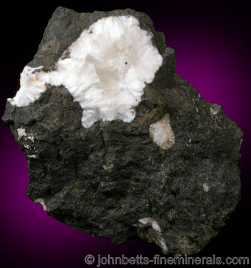 Natrolite Amygdule in Basalt from Lafreiderhole, Alpe Seis, Trentino, Italy