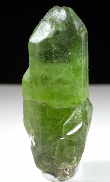Elongated Peridot Crystal from Kohistan District, North-West Frontier Province, Pakistan