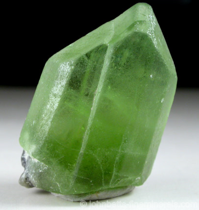 Terminated Peridot Crystal from Kohistan District, North-West Frontier Province, Pakistan