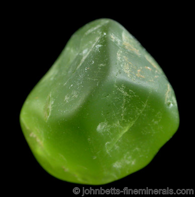 Rounded Peridot Crystal from Sidamo Province, Ethiopia