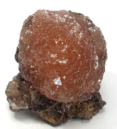 Cinnamon-Colored Olmiite Ball from N'Chwaning II Mine, Kuruman, Kalahari manganese fields, Northern Cape Province, South Africa