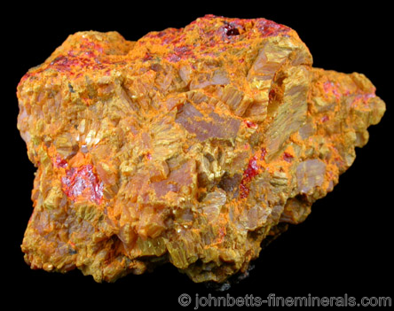 Orpiment Associated with Realgar from Getchell Mine, Humboldt County, Nevada