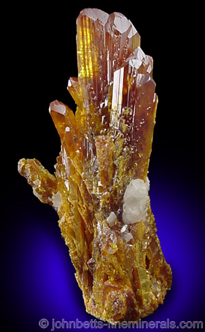 Prismatic Gemmy Orpiment Crystals from Shimen, Hunan, China