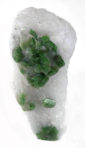 Intergrown Green Pargasite Crystals from Luc Yen, Yenbai (Yen Bai) Province, Vietnam