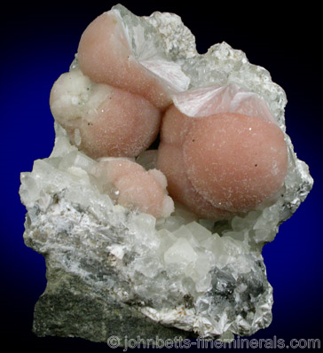 Pink Pectolite Balls from Millington Quarry, Bernards Township, Somerset County, New Jersey