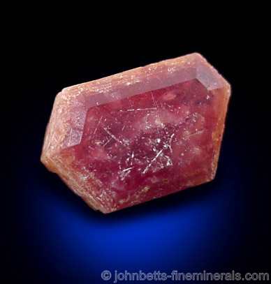 Elongated Pezzottaite Crystal from Sakavalana pegmatite, Ambatovita, near Mandosonoro village, Fianarantsoa Province, Madagascar