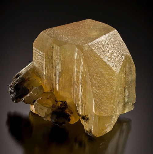Amber-Colored Phosgenite Crystal from Monteponi Mine, Iglesias, Carbonia-Iglesias Province, Sardinia, Italy