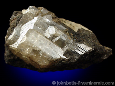 Parallel Phosgenite Crystals from Monteponi Mine, Iglesias, Sardinia, Italy