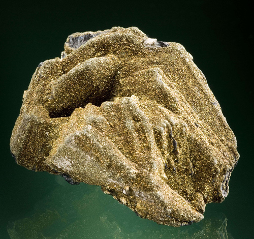 Polybasite with Chalcopyrite Coating from Chispas Mine (Pedrazzini mine), Arizpe, Mun. de Arizpe, Sonora, Mexico