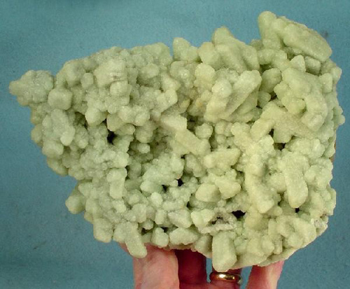 Prehnite Epimorph After Glauberite from Fanwood Quarry, Watchung, Somerset Co., New Jersey