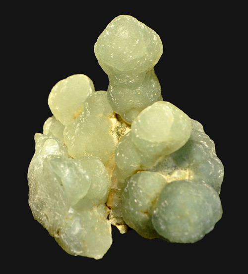 Prehnite Snakehead Cast from Lower New Street Quarry, Paterson, Passaic Co., New Jersey