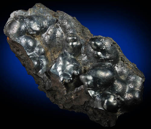 Botryoidal Black Psilomelane from Kelly Bank Mine, Rockbridge County, Virginia