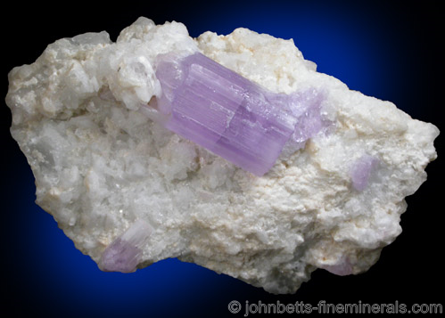 Purple Apatite on Albite from Laghman (Nuristan) Province, Afghanistan