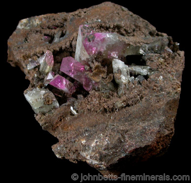 Purple Cobaltoadamite from Ojuela Mine, Mapimi, Durango, Mexico
