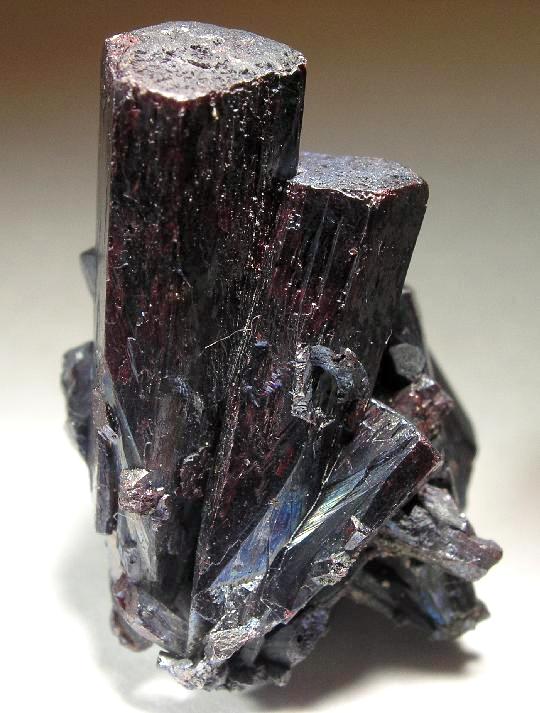Red Prismatic Pyrargyrite Crystals from St Andreasberg District, Harz Mts, Lower Saxony, Germany