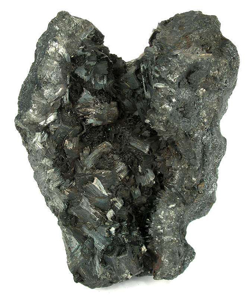 Sharp Crystallized Pyrolusite from Ilfeld, Harz Mts., Germany