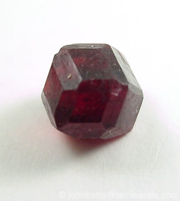 Single Pyrope Crystal from Governador Valadares, Minas Gerais, Brazil