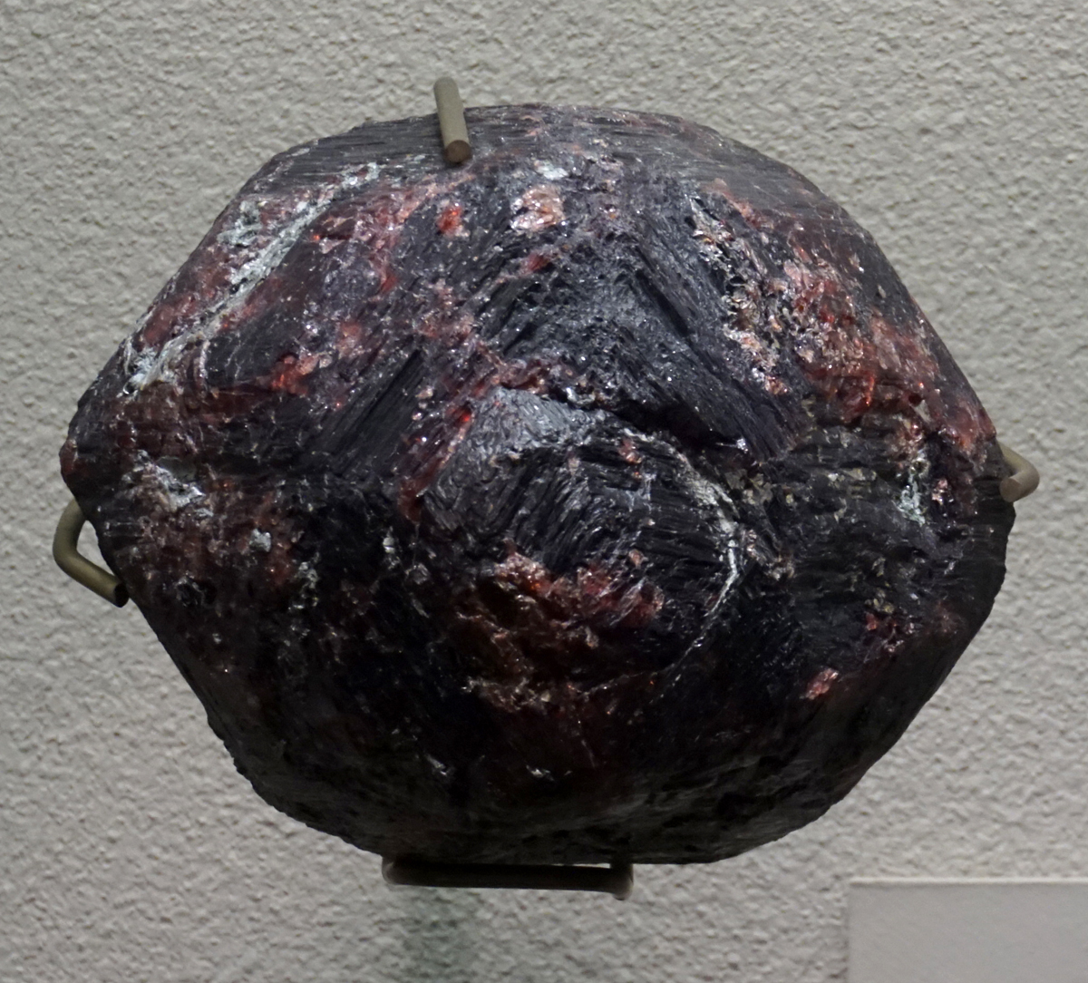 Large Pyrope Crystal from Joli Township, Quebec, Canada